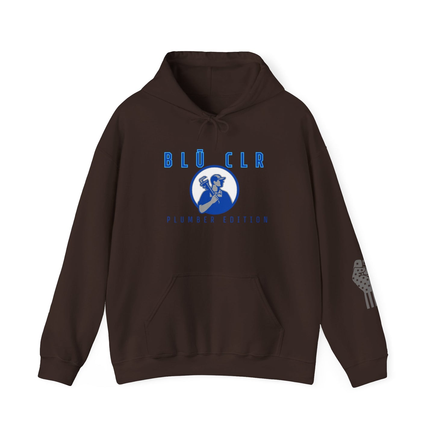 Heavy Blend Hooded Sweatshirt - BLŪ CLR Grit and Hustle Apparel for tradesmen and working men/women