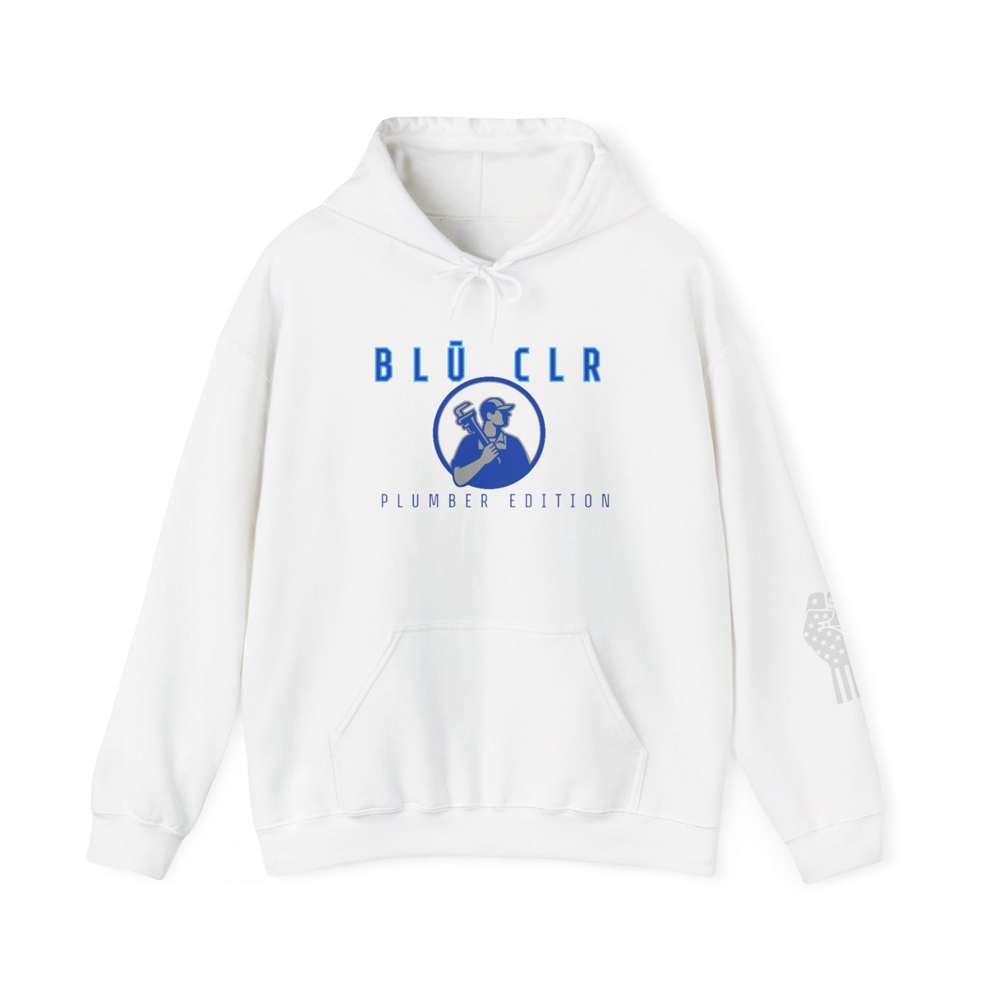 Heavy Blend Hooded Sweatshirt - BLŪ CLR Grit and Hustle Apparel for tradesmen and working men/women