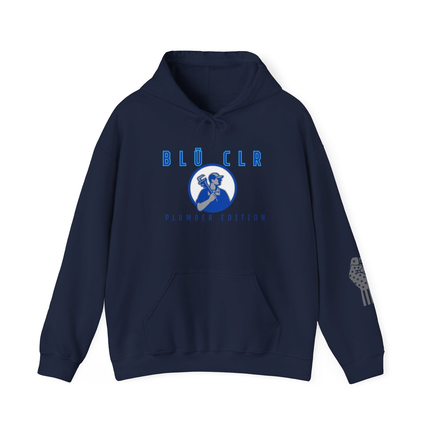 Heavy Blend Hooded Sweatshirt - BLŪ CLR Grit and Hustle Apparel for tradesmen and working men/women