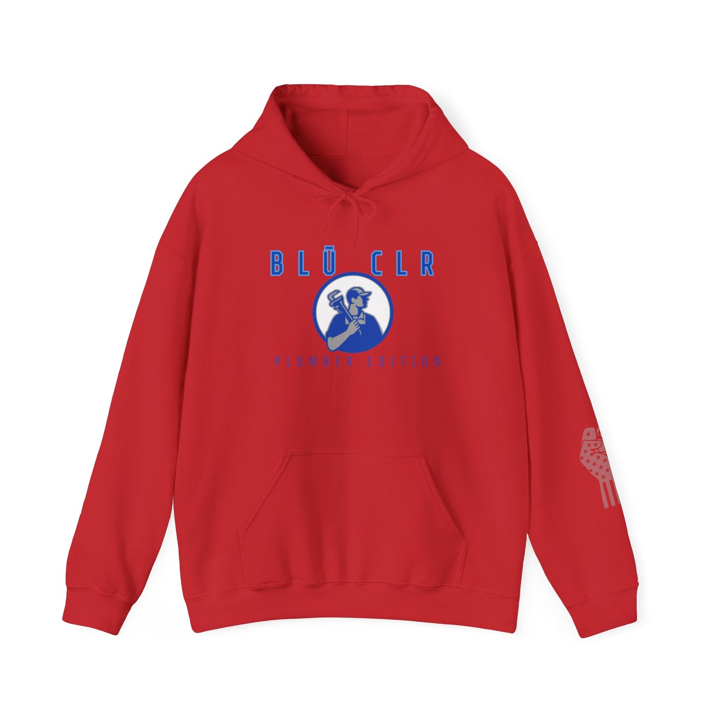 Heavy Blend Hooded Sweatshirt - BLŪ CLR Grit and Hustle Apparel for tradesmen and working men/women