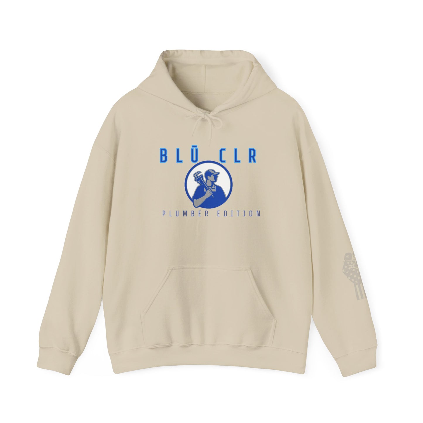Heavy Blend Hooded Sweatshirt - BLŪ CLR Grit and Hustle Apparel for tradesmen and working men/women