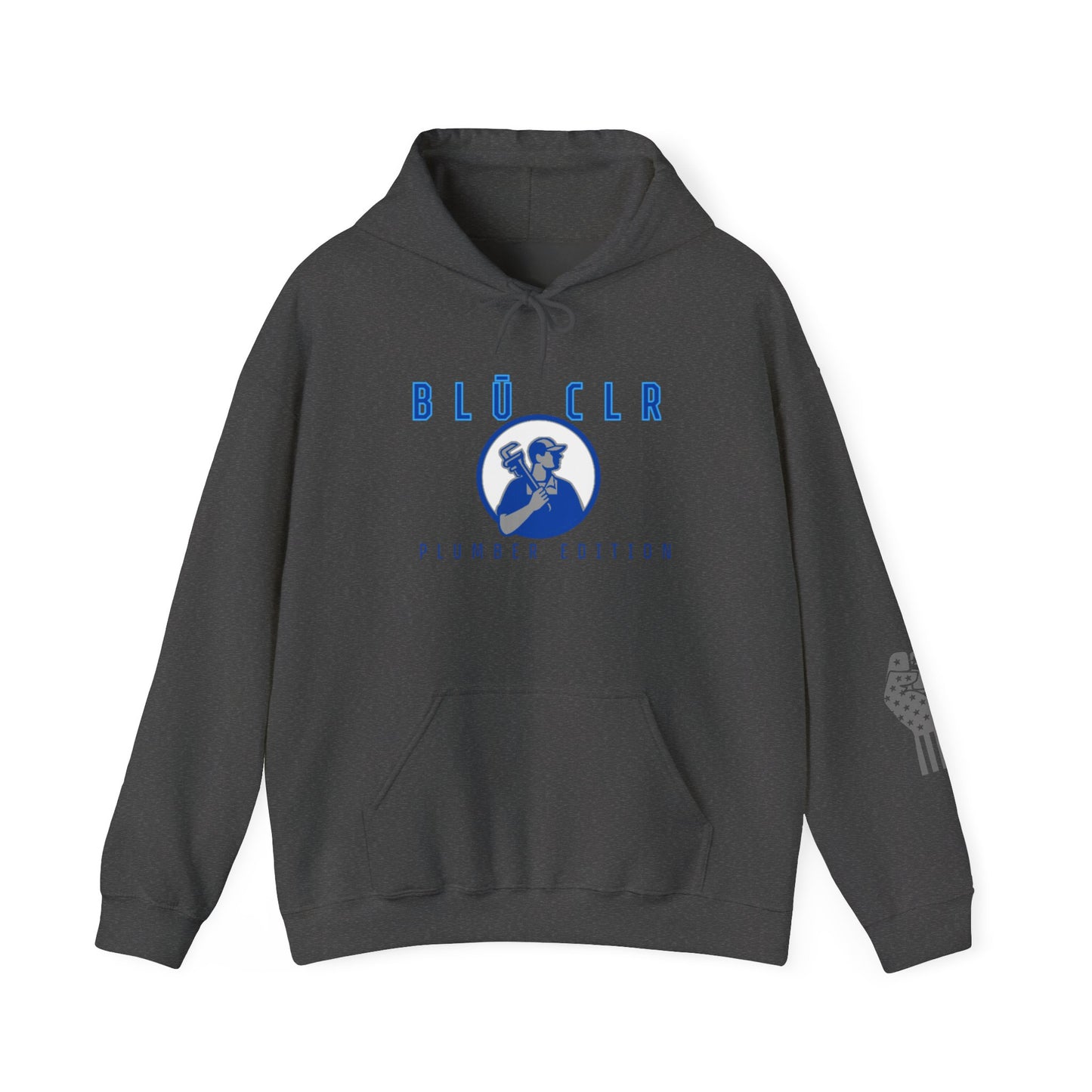 Heavy Blend Hooded Sweatshirt - BLŪ CLR Grit and Hustle Apparel for tradesmen and working men/women
