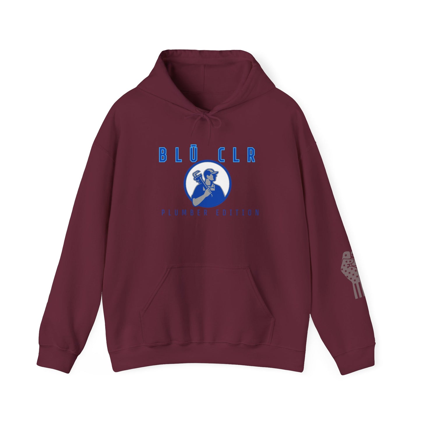 Heavy Blend Hooded Sweatshirt - BLŪ CLR Grit and Hustle Apparel for tradesmen and working men/women
